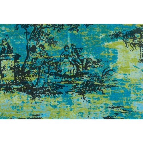 Kayoom VINTAGE PREPROGA 170/240 cm tkano turkizna Slike