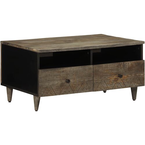 vidaXL Stol za kavu svijetlo sivi 80x54x40 cm Puno drvo Mango Cijene