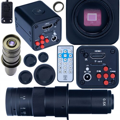 Rosfix digitalni mikroskop 180X izobraževalna kamera norma black pro hdmi 1080P 2W1, (22084156) Cene