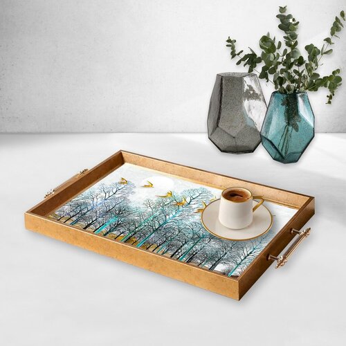 Aberto Design Poslužavnik TPEA9940 50 x 29 x 3.5 cm, Šareni Cene