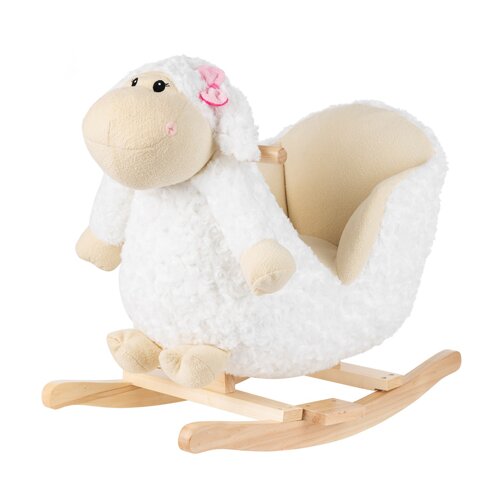 Kikka Boo plišana igračka sheep white sa klackalicom i sedištem (KKB40002) Cene