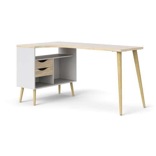 Tvilum Delovna miza v hrastovem dekorju 145x81 cm Oslo - Tvilum Slike