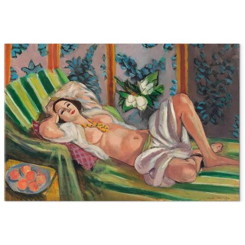  Slika - Henri Matisse &amp;ndash; Reclining Odalisque with Magnolias 30x20 Standard Slike