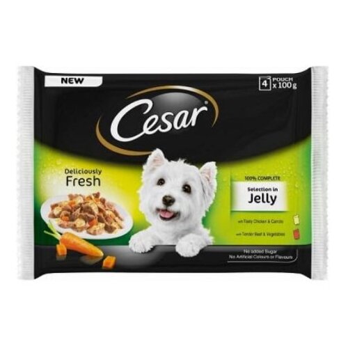 Cesar izbor mesa v želeju 4 x 100 g Slike