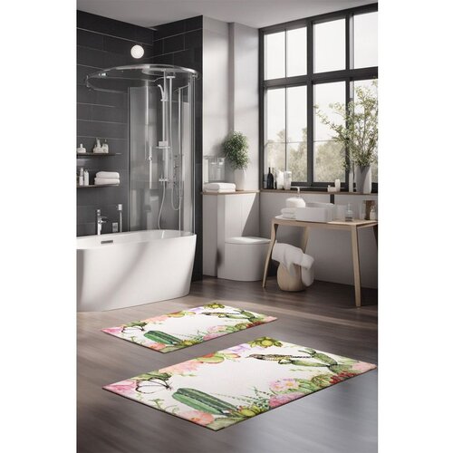  CT-5208 multicolor bathmat set (2 pieces) Cene