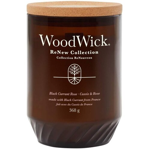 WoodWick svijeća ReNew large, Black Currant &amp;amp; Rose 1726354E Slike