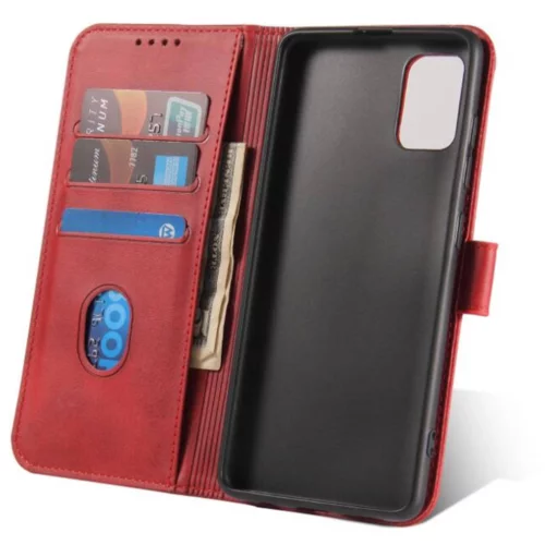 Onasi Wallet denarnica usnjena preklopna torbica Xiaomi Redmi 12 4G - rdeča