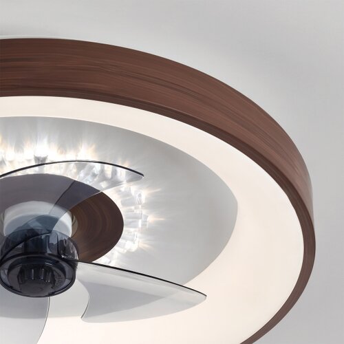 Brilagi LED prigu&amp;scaron;iva stropni ventilator LED/34W/230V prečnik 46 cm braon + daljinski upravljač Slike