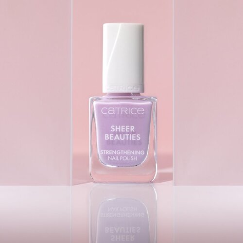 Catrice Sheer Beauties Strengthening Nail Polish lak za krepitev nohtov odtenek 080 Lavender Whispers 10.5 ml Slike