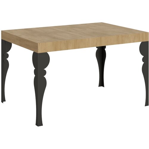 Itamoby &amp;nbsp; Paxon (90x130/390 cm) - hrast, barva nog: antracit - raztegljiva jedilna miza, (20842229) Slike