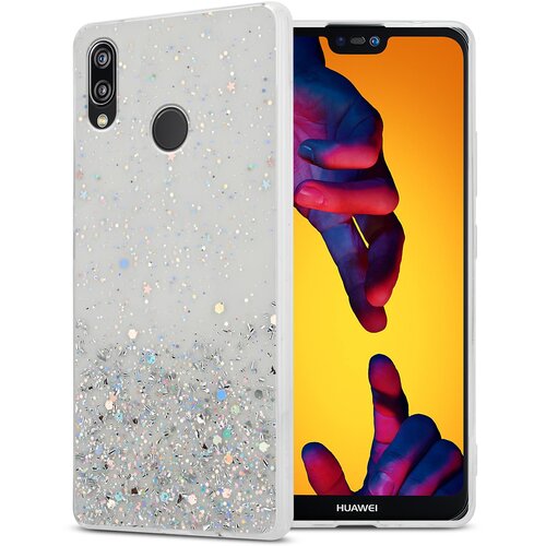 Cadorabo Case, združljiv s Huawei v prozornici z ble&scaron;čicami - za&scaron;čitnim pokrovom, narejen iz fleksibilnega silikona TPU s penečimi ble&scaron;čicami, (20571032) Cene