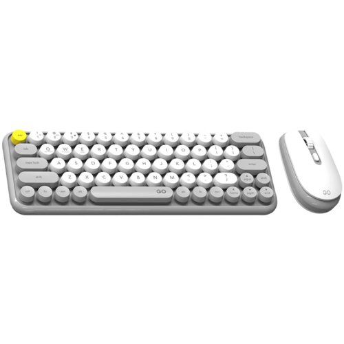mis tastatura combo wireless fantech WK-896 go mochi 65 sivi Slike