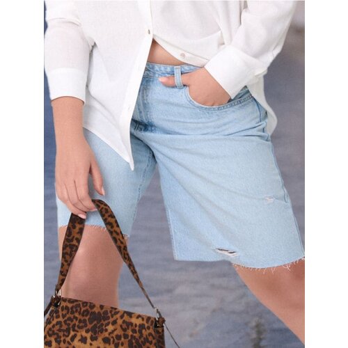 Sinsay High waist kratke hlače od trapera PLUS SIZE Slike