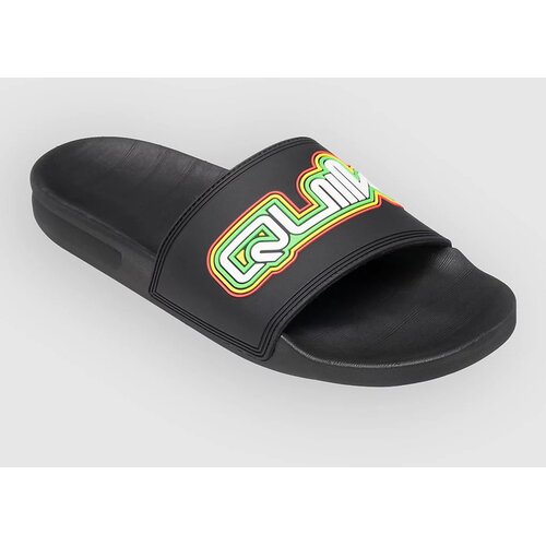 Quiksilver Rivi Wordmark Slide II Sandali black / rasta Cene