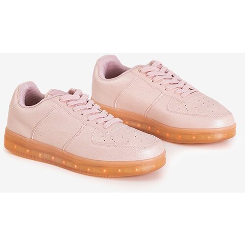 Resti Pink women's sports shoes glowing Led Dream Cene