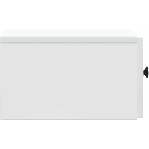  Noćni ormarić za montažu na zid 2 pcs Bijela 33 x 34,5 x 20 cm Slike