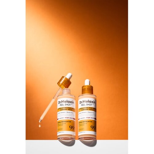 Dr. Melaxin Peel Shot Exfoliating Kojic Acid Turmeric Serum eksfolijacijski serum za piling protiv tamnih mrlja 80 ml Slike