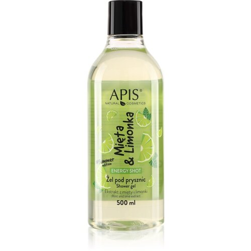 Apis Natural Cosmetics Energy Shot Mint & Lime energetski gel za tu&scaron;iranje 500 ml Cijene
