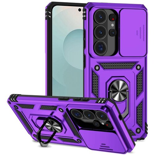 SUNSKY Hybrid Armor ovitek za Samsung S26 Ultra, Vijoličen Slike