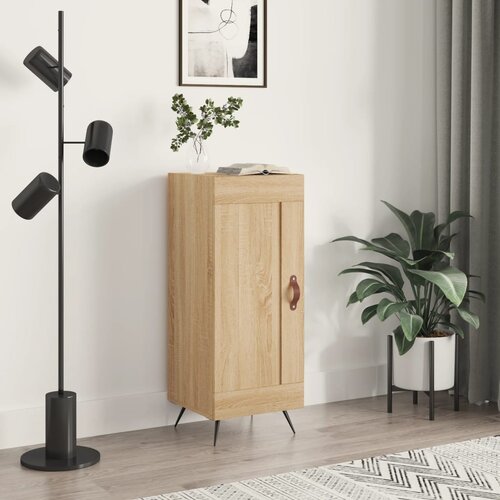 The Living Store Komoda sonoma hrast 34,5x34x90 cm inženirski les - Komoda, (21663342) Slike