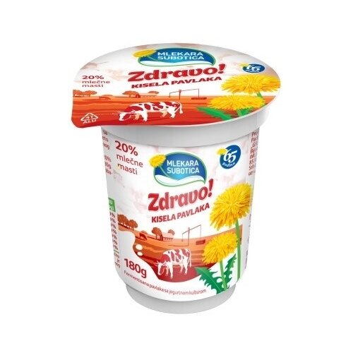 Zdravo Kisela pavlaka 20%mm 180g Cene