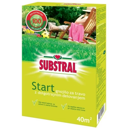 Substral Gnojilo za travo Start (0,8 kg, 40 m², z učinkom dolgotrajnega sproščanja)