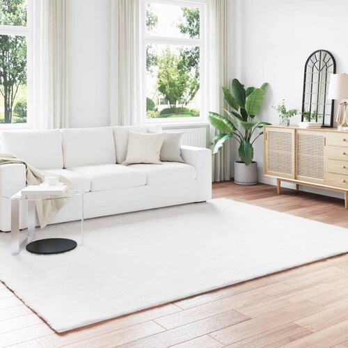  Protuklizni tepih od umjetnog zečjeg krzna OLITE Bijela 200 x 280 cm Cene