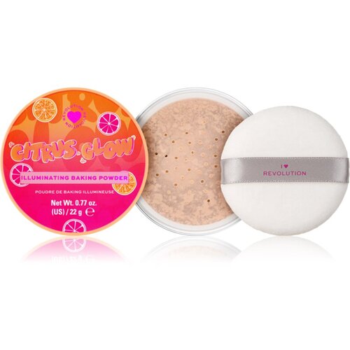 Revolution Citrus Glow Illuminating Baking Powder posvjetljujući puder u prahu 22 g Cijene