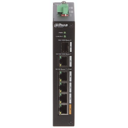Dahua PFS3106-4ET-60-V2 - industrijski poe 4-portni switch Cene