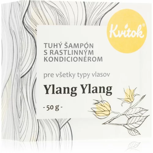 Kvitok Ylang Ylang trdi šampon za blond lase 50 g