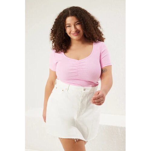 Trendyol ženska bluza Tbbss25Af00054, roze Cene