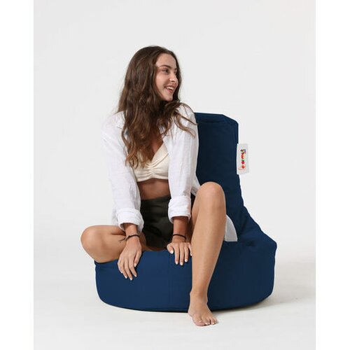 Atelier Del Sofa baštenska vreća za sedenje lina - tamno plav Cene