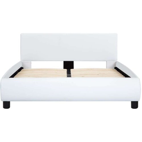 vidaXL Okvir za krevet od umjetne kože LED bijeli 120 x 200 cm Cene