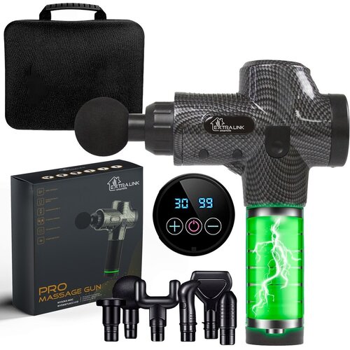 Extralink Massage Gun Pro | Massage gun | 3800 RPM, 6 replaceable tips Cijene