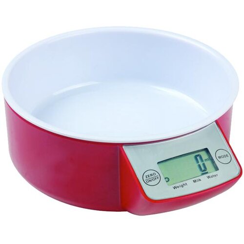 MELCHIONI family Vaga, kuhinjska, sa posudom, LCD display, crvena boja &amp;ndash; ALLEGRA RW Slike