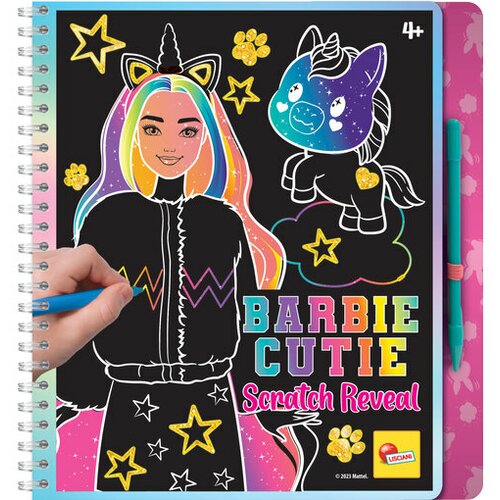 Barbie knjiga strugalica cutie scratch reveal lisciani 12433 Cene