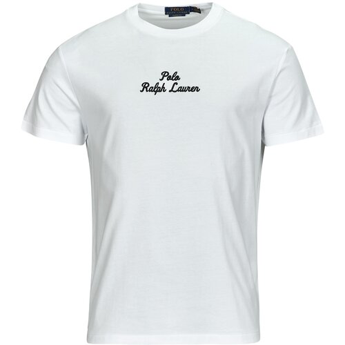 Polo Ralph Lauren Majice s kratkimi rokavi T-SHIRT AJUSTE EN COTON CENTER Bela Cene