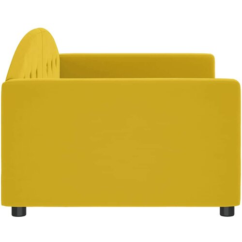  Dnevni krevet žuti 90 x 200 cm bar&amp;scaron;unasti Slike