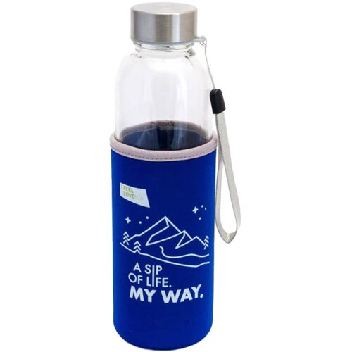  Ifs my way fla&amp;scaron;ka v neoprenu modra 500 ml Slike