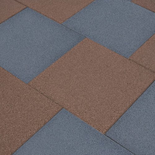 vidaXL ploče za zaštitu od pada 6 kom gumene 50 x 50 x 3 cm sive Cijene