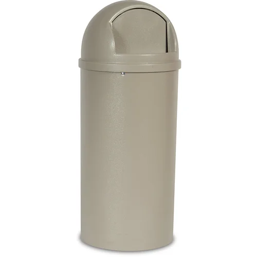 Rubbermaid Protipožarna posoda za odpadke (PE), prostornina 57 l, VxØ 930 x 390 mm, beige