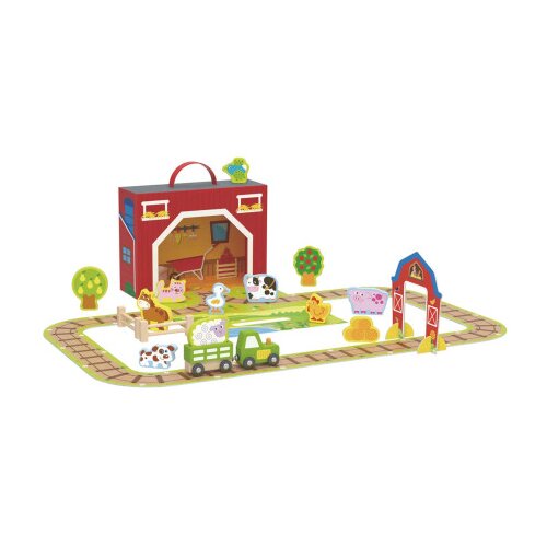 Tooky Toy Igračka farma sa drvenim figuricama TJ459 Cijene