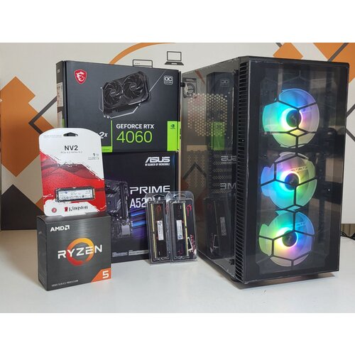  PC Racunar Ryzen 5 5600x RTX 4060 16GB 1TB Black Friday Cijene