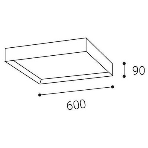  LED2 - MILO LED plafonsko svetlo 60W/230V 3000/4000K Slike