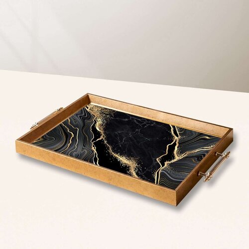 Aberto Design Poslužavnik TPEA10018 50 x 29 x 3.5 cm, Šareni Cene