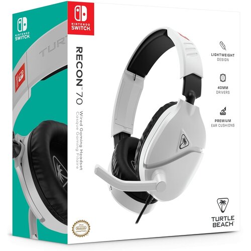 Turtle Beach Recon 70 žične slu&scaron;alke bele barve za PC & Switch & PS5 & PS4 & Xbox Series & Xbox One Cene