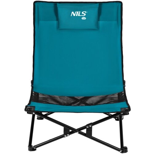 Nils-ds Niska udobna tekstilna stolica za plažu zelena Cene