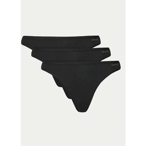 Calvin Klein Underwear Set 3 parov tangic 000QD5217E Črna