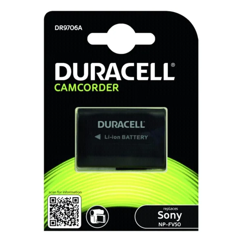 Duracell Li-Ion Battery 700mAh for Sony NP-FV50