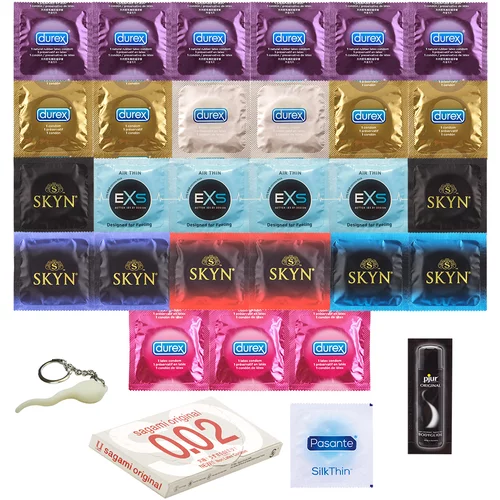 Durex Package Best that Exists - 30pcs Best Condoms In Our Range + Gifts